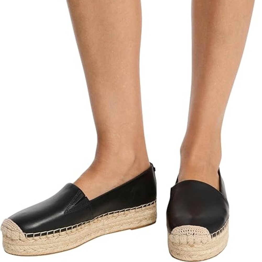 Michael Kors Women's Lynn Espadrille, Black, 11